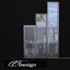 A skyline on the privacy window. For medium walls. logo