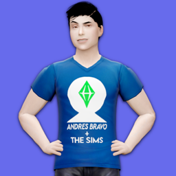 Andres Bravo + The Sims 25th Anniversary Shirt (Male) project image