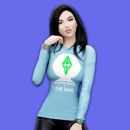 Andres Bravo + The Sims 25th Anniversary Long Shirt (Female) project image