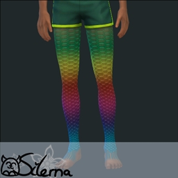 Halia Mermaid Scale stocking logo