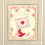Vintage Valentine Love Frame logo
