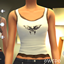 Shadow Butterfly Tank Top logo