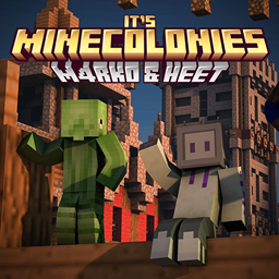 It's MineColonies - M4rko & Heet logo