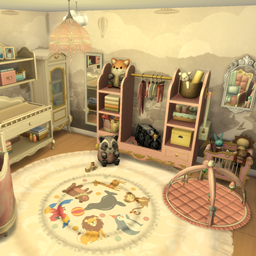Cute Pink Storybook Nursery