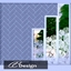 Privacy window with a pretty leaf motif. For short walls. logo