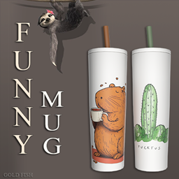 GoldFish Funny Mug logo