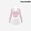 [charon&roqiqi]lace knit dress logo