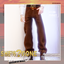 Baggy Style Loose Wide Leg Belted Trousers logo