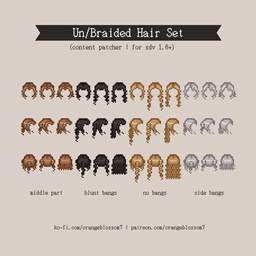 [Fashion Sense] Un/Braided Hair Set project avatar
