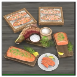 Thinly Sliced ​​Cured Salmon by BrazenLotus Spanish translation