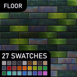 🧱 [ESI]  Peacock Glazed Tiles (Floor) | Floor logo