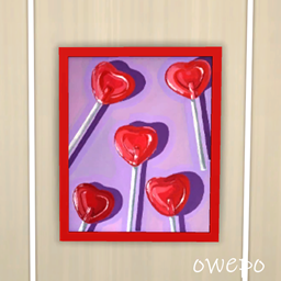 Sweetheart Lollipops Painting logo