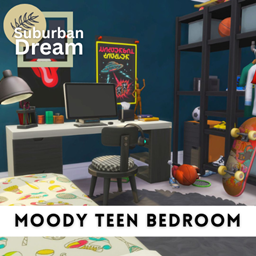 Suburban Dream - Moody Teen Bedroom