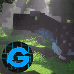 Glitchy's Dino Park logo
