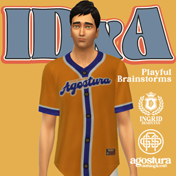 IDxA Baseball Jersey - The Sims 4 Create a Sim - CurseForge