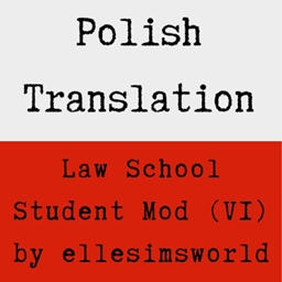 Law School Student Mod (V1) by ellesimsworld - Polish Translation logo