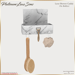 Luxe Shower Caddy - No Bottles logo