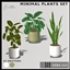 Eartha minimal plants - set logo