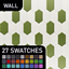 🧱 [ESI]  Stretched Hexagon Tile (Wall) | Wall logo
