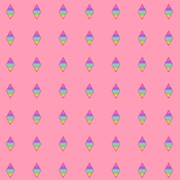 Loading Screen: Rainbow Plumbobs (Pink)