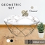 Geometric set logo