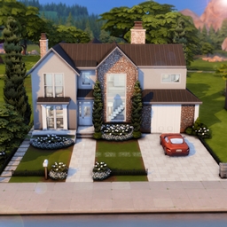 Big trandicional family home logo