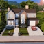 Big trandicional family home logo