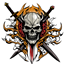 Doomfang – The Cursed Twinblade logo