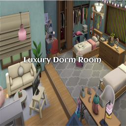Luxury Dorm Room (No CC) project image