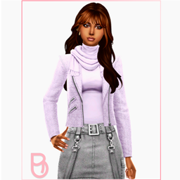 Woman Jacket with Scarf - Kloe - Version 1 project image