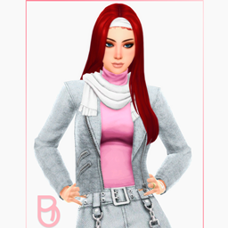 Woman Jacket with Scarf - Kloe - Version 3 project image