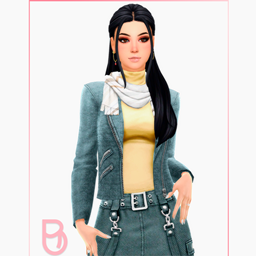 Woman Jacket with Scarf - Kloe - Version 4 project image