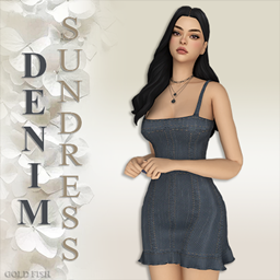 GoldFish Denim Sundress 👖✨