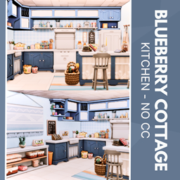 Blueberry Cottage Kitchen - No CC logo