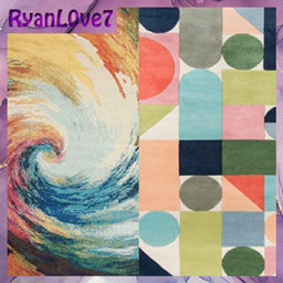 Color Burst Area Rugs 4x3 logo