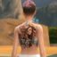 Upperback Woman Tattoo logo