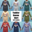 Toddler Gnome Top in 8 Colors logo