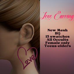 Love Heart  Earrings logo