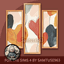 HQ Abstract Amour Triptych #1 Sellable Extra B Samtuse963 logo