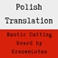 Rustic Cutting Board by BrazenLotus - Polish Translation logo