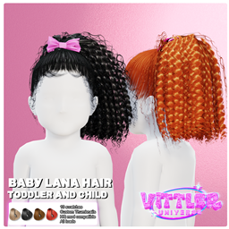 Baby Lana Curly Toddler Child Hair logo
