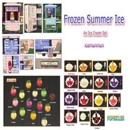 icemunmun FROZEN SUMMER ICE - ICE CREAM SET / translation spanish by Monisims