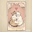 The Lovers – Tarot Cat Wall Art logo