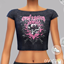 Confession – Gothic Grunge Crop Top logo