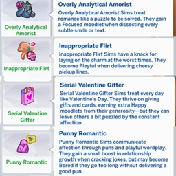 maplebell  Romance Themed Valentines Day Traits / translation spanish by Monisims