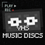VHS Styled Music Discs logo