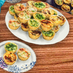 Receta de Surtido de mini quiche de Insimnia Traducido al español by LizzySims