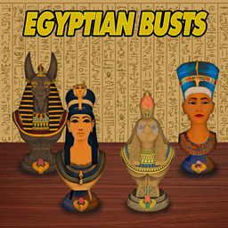 Egyptian busts by Jochi logo