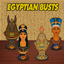 Egyptian busts by Jochi logo