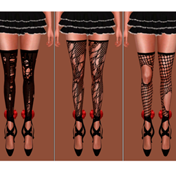 Stockings socks Ripple More Colors